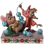 Disney Traditions – Beads Of Cinderelly – Gus And Jaq, Verzamelen, Disney, Ophalen of Verzenden, Overige figuren, Nieuw, Beeldje of Figuurtje