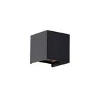 Buiten wandlamp zwart incl. LED 2-lichts IP54 - Edwin, Tuin en Terras, Buitenverlichting, Nieuw