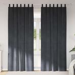 vidaXL Gordijnen met gordijnen 2 pcs Lichtgrijs 140 x 225 cm, Verzenden, Nieuw