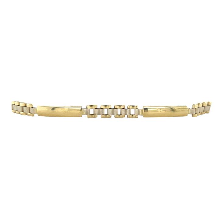 Gouden armband 19.5 cm 14 karaat, Sieraden, Tassen en Uiterlijk, Armbanden, Goud, Zo goed als nieuw, Goud, Verzenden