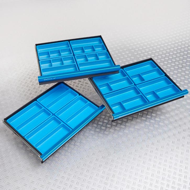 Datona Vakverdelingen set voor 3 lades - Datona - Blauw, Doe-het-zelf en Verbouw, Gereedschapskisten, Nieuw, Ophalen of Verzenden