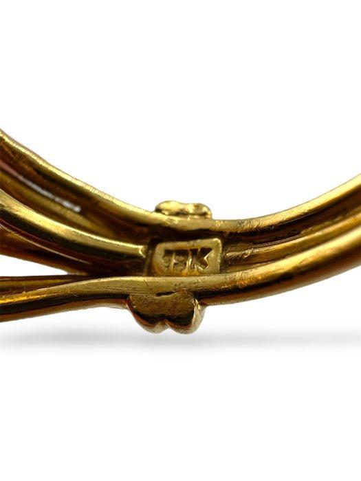 Ring - 18 karaat Geel goud, Bloemenboeketring in 18-karaats, Sieraden, Tassen en Uiterlijk, Ringen