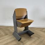 Eromes schoolstoel / stapelstoel zithoogte 46 cm,  Licht, Huis en Inrichting, Stoelen, Ophalen of Verzenden, Gebruikt, Hout, Eén