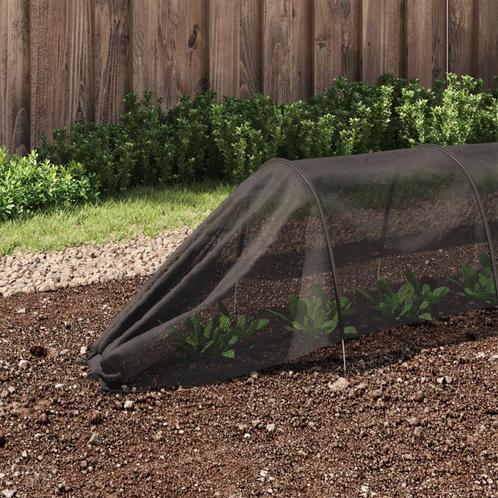 vidaXL Kweektunnel 300x50x48,5 cm staal en polyetheen zwart, Tuin en Terras, Aarde en Mest, Verzenden