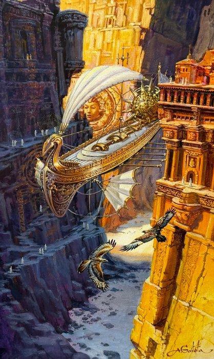 Alexander Gaitota (1967) - Journey between worlds, Antiek en Kunst, Kunst | Schilderijen | Modern