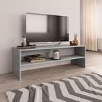 vidaXL Tv-meubel 120x40x40 cm bewerkt hout betongrijs, 100 tot 150 cm, Verzenden, Nieuw, Minder dan 100 cm