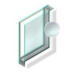 Dubbel glas Figuur HR++ Guss antiek blank 4mm - sp - #33.1, Doe-het-zelf en Verbouw, Glas en Ramen, Ophalen of Verzenden, Nieuw