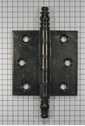 Scharnier ijzer zwart, 2,5 (63 x 63 mm), Doe-het-zelf en Verbouw, Hang- en Sluitwerk, Nieuw, Ophalen of Verzenden