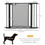 TRUUSK Honden Deurbeveiligingshek, 75-103 Cm, Traphek, Honde, Dieren en Toebehoren, Verzenden, Nieuw