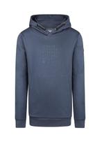 No Way Monday Sweater with hood Blue, Nieuw