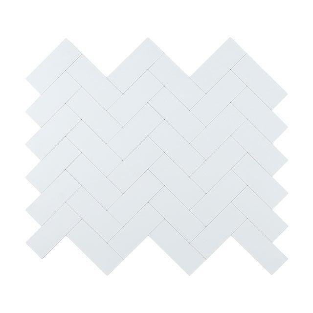 Zelfklevend Mozaïek Visgraat Wit, Doe-het-zelf en Verbouw, Tegels
