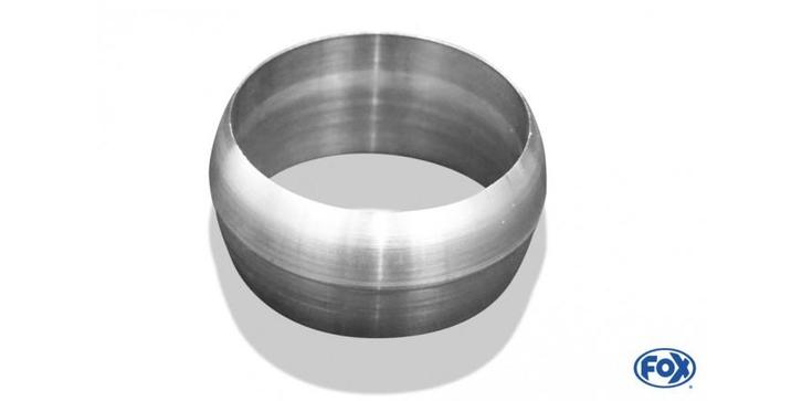 FOX RVS conus verbinding ring diameter binnen 63mm - breedte, Auto-onderdelen, Uitlaatsystemen, Nieuw, Verzenden