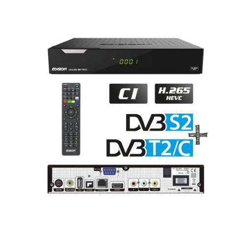 Edision Piccollo S2+T2/C met CI slot, Audio, Tv en Foto, Schotelantennes, (Schotel)antenne-accessoires, Nieuw, Ophalen of Verzenden