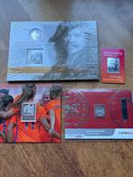 Nederland 2001/2017 - Verschillende postzegel + munt, Gestempeld