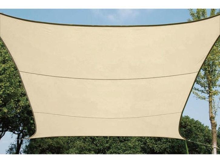 Schaduwdoek 3,6 x 3,6 m - water en luchtdoorlatend - vierkan, Tuin en Terras, Schaduwdoeken, Nieuw, Ophalen of Verzenden