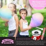 Suikerspinmachine - Retro - 500W - Rood/Wit - KESSER®, Verzenden, Zo goed als nieuw