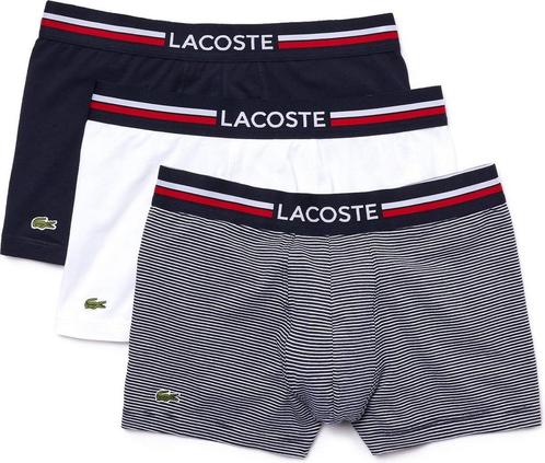 Lacoste Heren 3-pack Short - XS - Navy/Wit/Rood, Kleding | Heren, Ondergoed, Verzenden