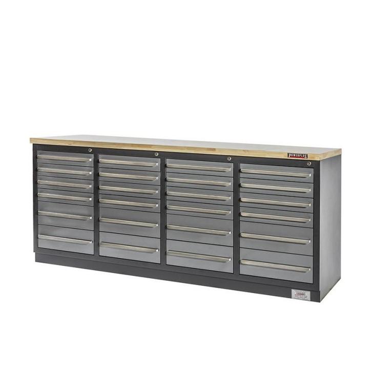 Professionele werkbank – montagetafel 215 x 70 x 95 cm. met, Doe-het-zelf en Verbouw, Werkbanken, Ophalen of Verzenden