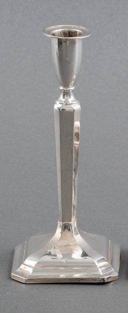 2e gehalte zilveren kandelaar - Nederland - Kandelaar - .835, Antiek en Kunst, Antiek | Goud en Zilver