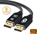 2dekans | Drivv. Displayport Kabel 2.1 - 16K 60Hz 8K 120Hz, Ophalen of Verzenden, Zo goed als nieuw