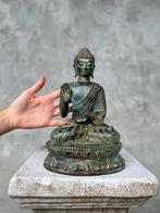 sculptuur, NO RESERVE PRICE - Bronze Sculpture Abhaya Mudra, Antiek en Kunst