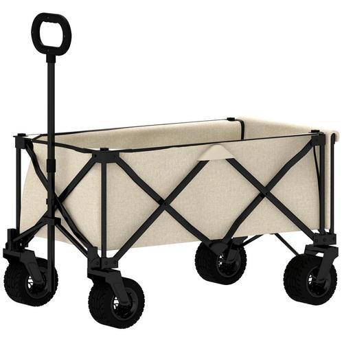 TRUUSK Tuinwagen 100 Kg Belastbaar, Opvouwbare Transportwage, Caravans en Kamperen, Bolderkarren, Nieuw, Verzenden