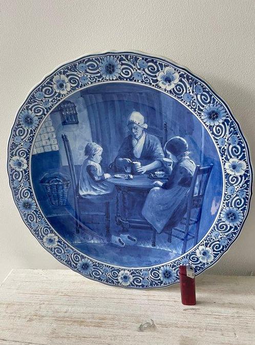 De Porceleyne Fles, Delft - Wandbord - Keramiek - 41,7 cm -, Antiek en Kunst, Antiek | Glas en Kristal