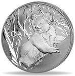 Koala - (RAM) 1 oz 2024 (25.000 oplage), Postzegels en Munten, Munten | Oceanië, Zilver, Losse munt, Verzenden