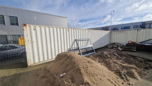 Te koop: 1 x 40ft container (wit) - in goede staat, Zakelijke goederen, Machines en Bouw | Keten en Containers, Ophalen