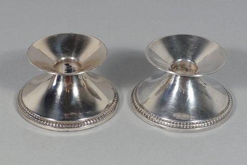 Kandelaar (2) - .925 zilver, Antiek en Kunst, Antiek | Goud en Zilver