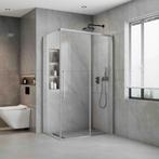 Douchecabine BWS Cuadro 130x70x200 cm Anti-Kalk Coating, Ophalen of Verzenden, Nieuw, Chroom, Douche