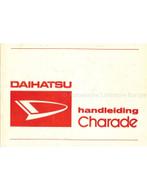 1978 DAIHATSU CHARADE INSTRUCTIEBOEKJE NEDERLANDS, Auto diversen, Handleidingen en Instructieboekjes