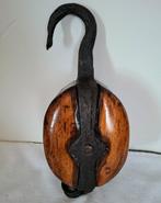 Ship’s pulley - katrol - Lignum vitae/pokhout, Antiek en Kunst