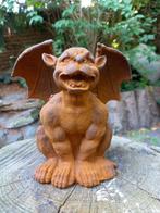 sculptuur, SITTING GARGOLYE, DEMON - 16 cm - Gietijzer