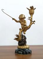 Charles Georges FERVILLE-SUAN (1847-1925) - sculptuur, Putto