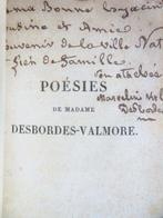 Signé; Marceline Desbordes-Valmore - Poésies de Marceline