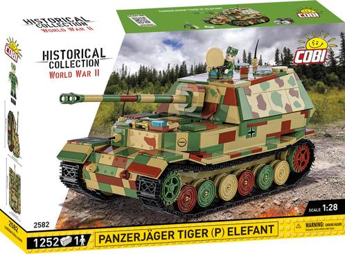 COBI 2582 Panzerjager Tiger Elefant (Leger bouwsets), Kinderen en Baby's, Speelgoed | Bouwstenen, Nieuw, Verzenden