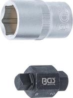 Bgs Technic Oil Drain Plug dop, 4-pt, 8 en 10 mm, Auto diversen, Autogereedschap, Nieuw, Verzenden