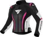 SHIMA Miura 2.0 Dames Zwart Wit Roze Leren Motorjas, Nieuw met kaartje, Verzenden, Jas | leer, SHIMA
