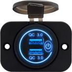 ProRide® 12V USB Stopcontact 2 Poorten Inbouw met Schakelaar, Nieuw, Verzenden