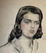Henri Pieck ( 1895-1972 ) - Portret van een klassieke dame, Antiek en Kunst