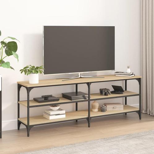 vidaXL Tv-meubel 140x30x50 cm bewerkt hout sonoma, Huis en Inrichting, Kasten | Televisiemeubels, 25 tot 50 cm, Nieuw, Overige houtsoorten