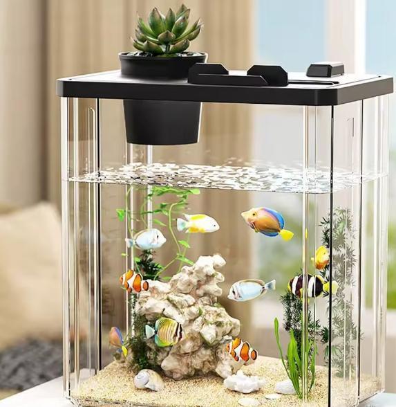Compact acryl aquarium – Met waterpomp, licht en accessoires, Dieren en Toebehoren, Vissen | Aquaria en Toebehoren, Nieuw, Verzenden