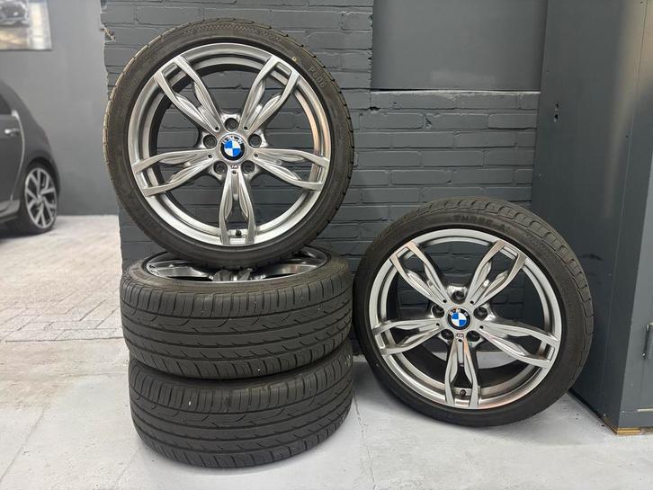 BMW 1/2/3 SERIE VELGEN MET ZGAN BANDEN (0623), Auto-onderdelen, Banden en Velgen, 18 inch, Zomerbanden, 225 mm, Personenwagen