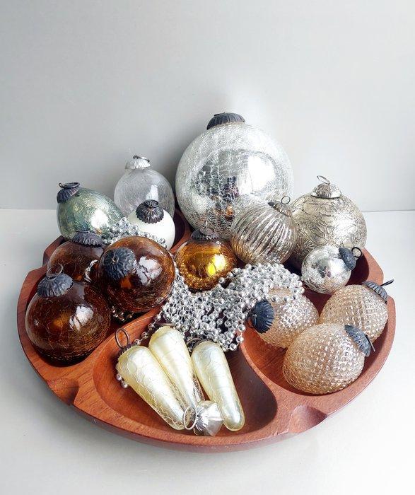 Kerstballen (20) - Craquelé Heksenbal - craquelé - Set, Diversen, Kerst