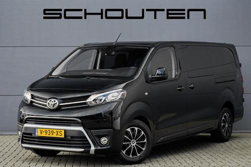 Toyota ProAce Worker 2.0 D-4D Professional Long DC, Auto's, Bestelauto's, Onderhoudsboekje, Lease, Zwart, Automaat, Overige kleuren