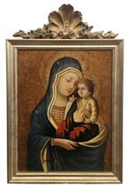 Europese school (XX) - Madonna con Bambino, Antiek en Kunst