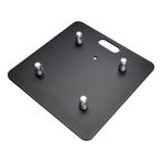 Universele truss baseplate staal  45 x 45 cm - 6mm dik zwart, Nieuw, Verzenden