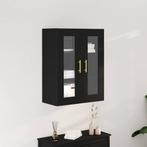 vidaXL Wandkast Zwart eiken 69.5 x 34 x 90 cm Bewerkt hout, Huis en Inrichting, Verzenden, Nieuw, 50 tot 100 cm, Minder dan 100 cm