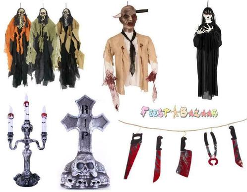 Halloween Versiering Slingers Vlaggen Poppen Decoratie, Hobby en Vrije tijd, Feestartikelen, Halloween of Griezel, Versiering